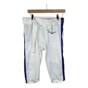 NEW Nike Vapor Pro Football‎ Pants White Purple Mens Size Large